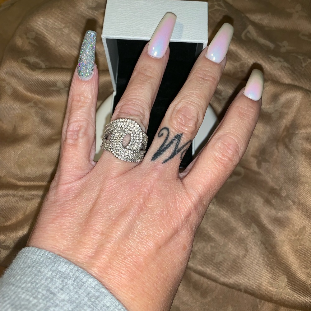 CZ twist ring - Picture 3 of 5